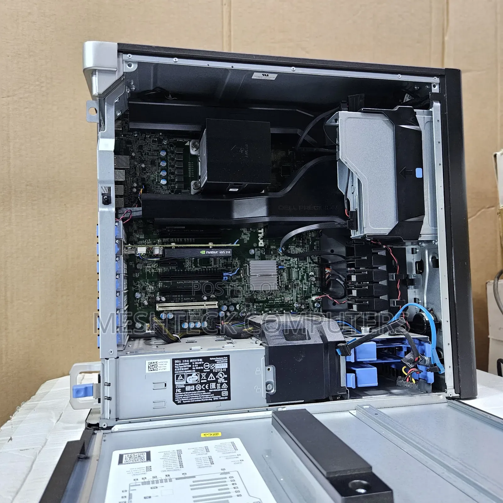 Desktop Computer Dell Precision 5820 96GB Intel Xeon HDD+SSD 4T