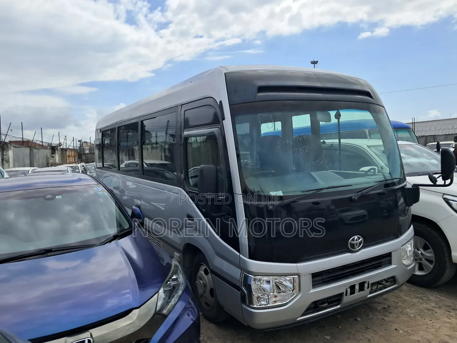 Toyota Coaster 2018 Grey