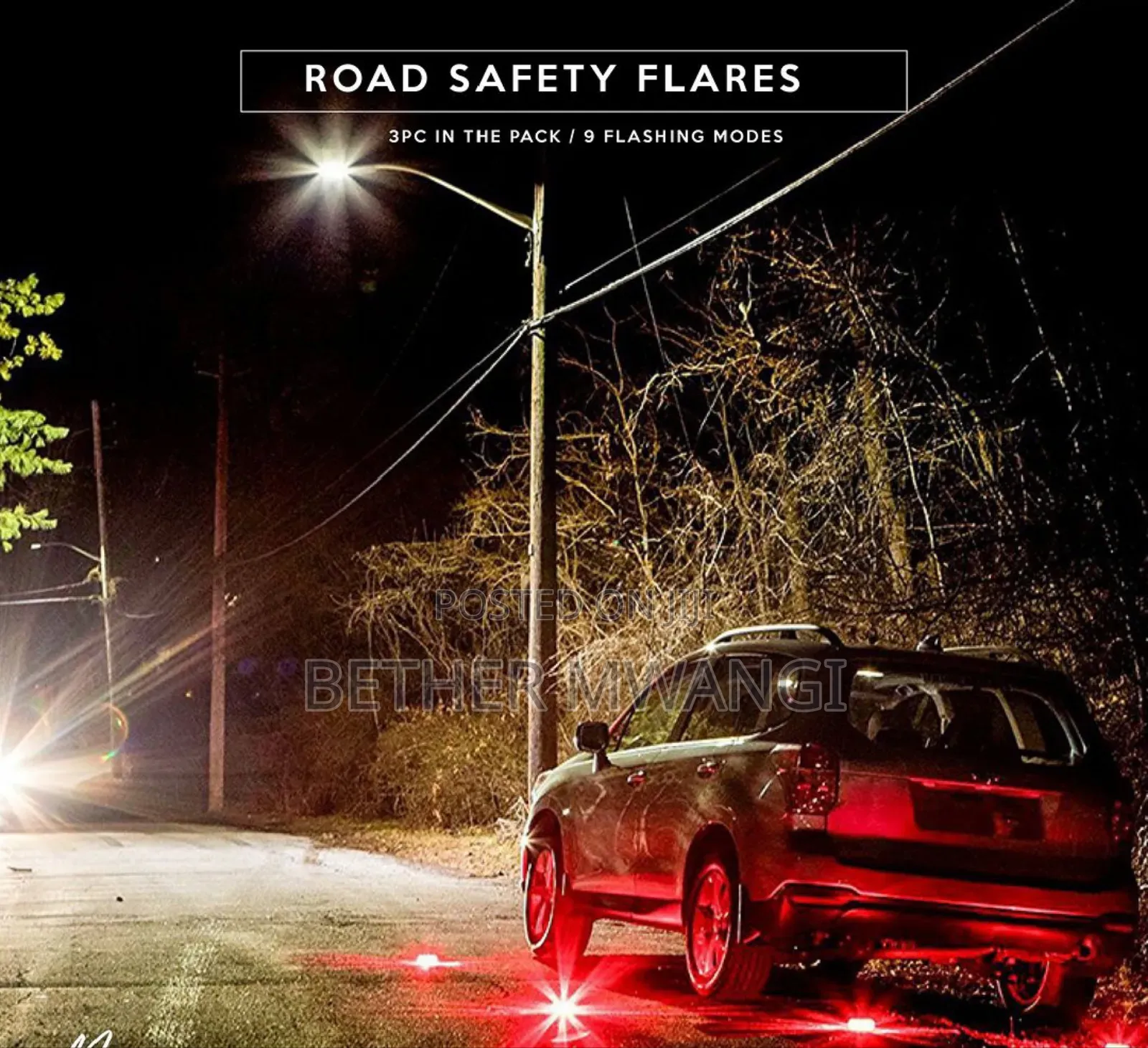 Road Safety Flares in Kenya( 3 Pc Pack)