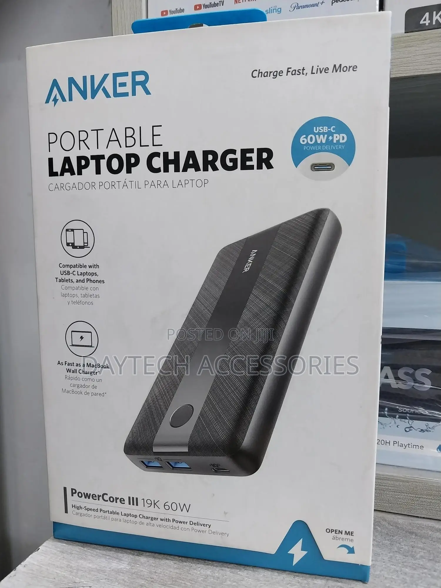 Anker Powecore Iii 60w Portable Laptop Charger Powerbank