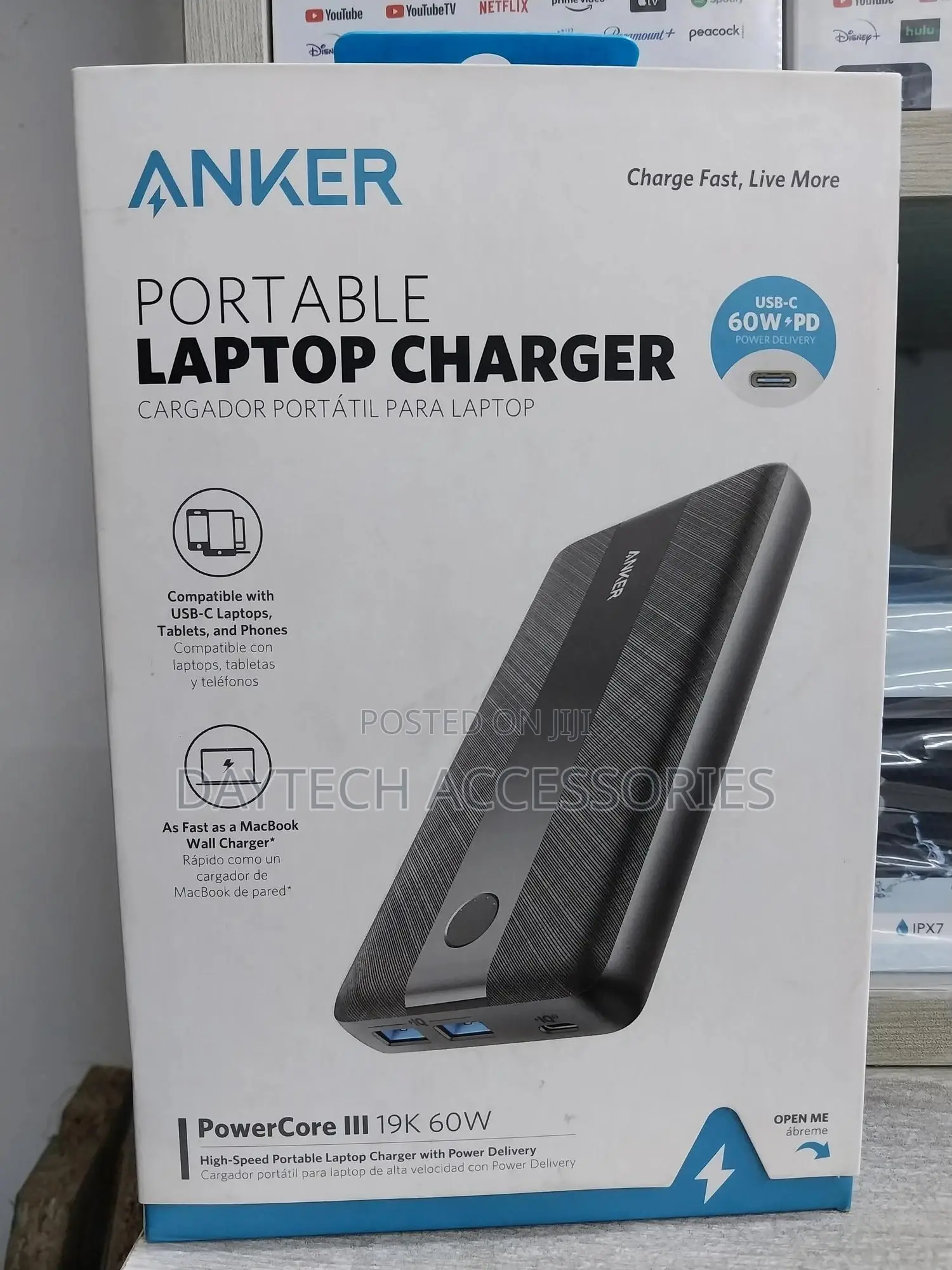 Anker Powecore Iii 60w Portable Laptop Charger Powerbank