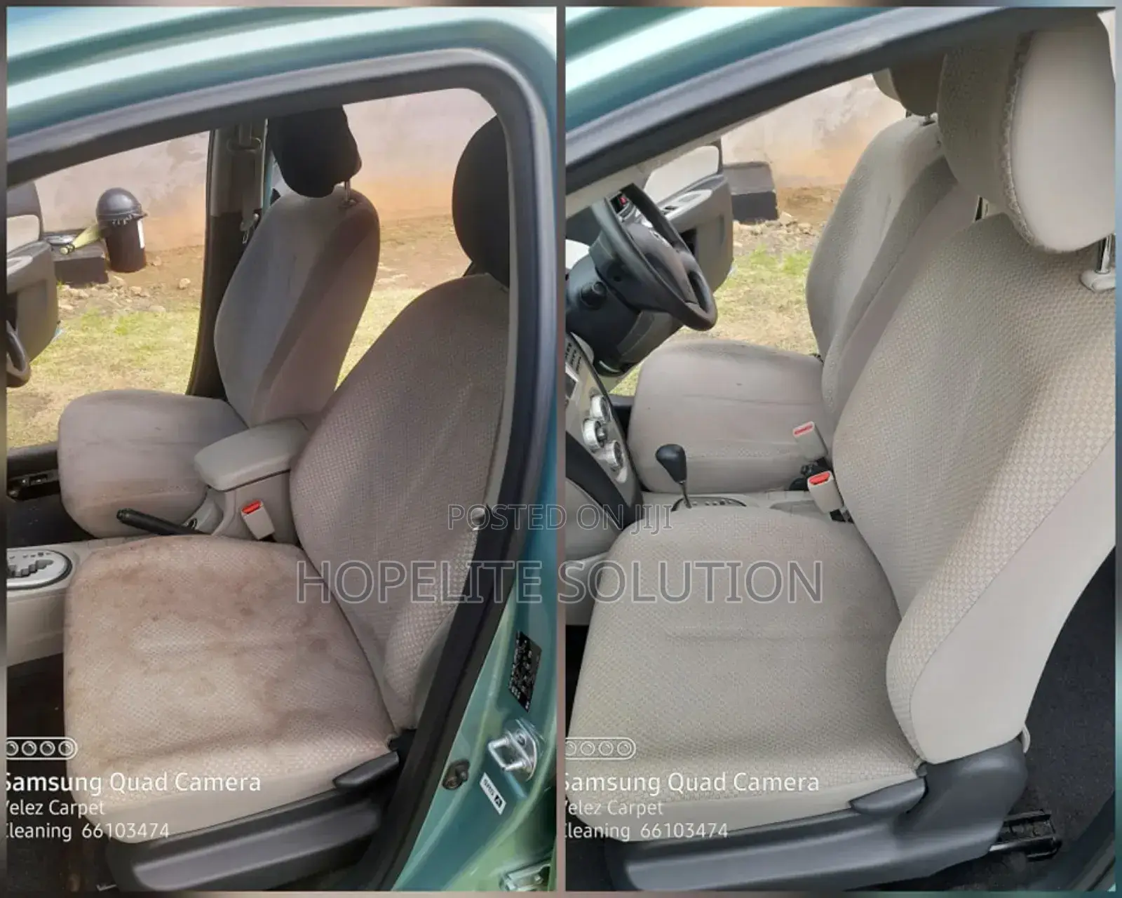 Before And After Car Interior Cleaning Services In Nairobi