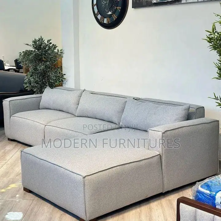 Classy,Luxurious Permanent Cushion L Sofa