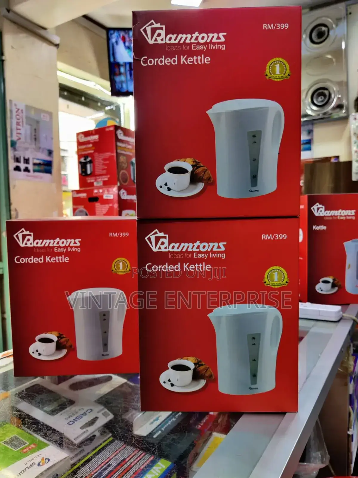 *Ramtons Corded Kettle 1.7litres*