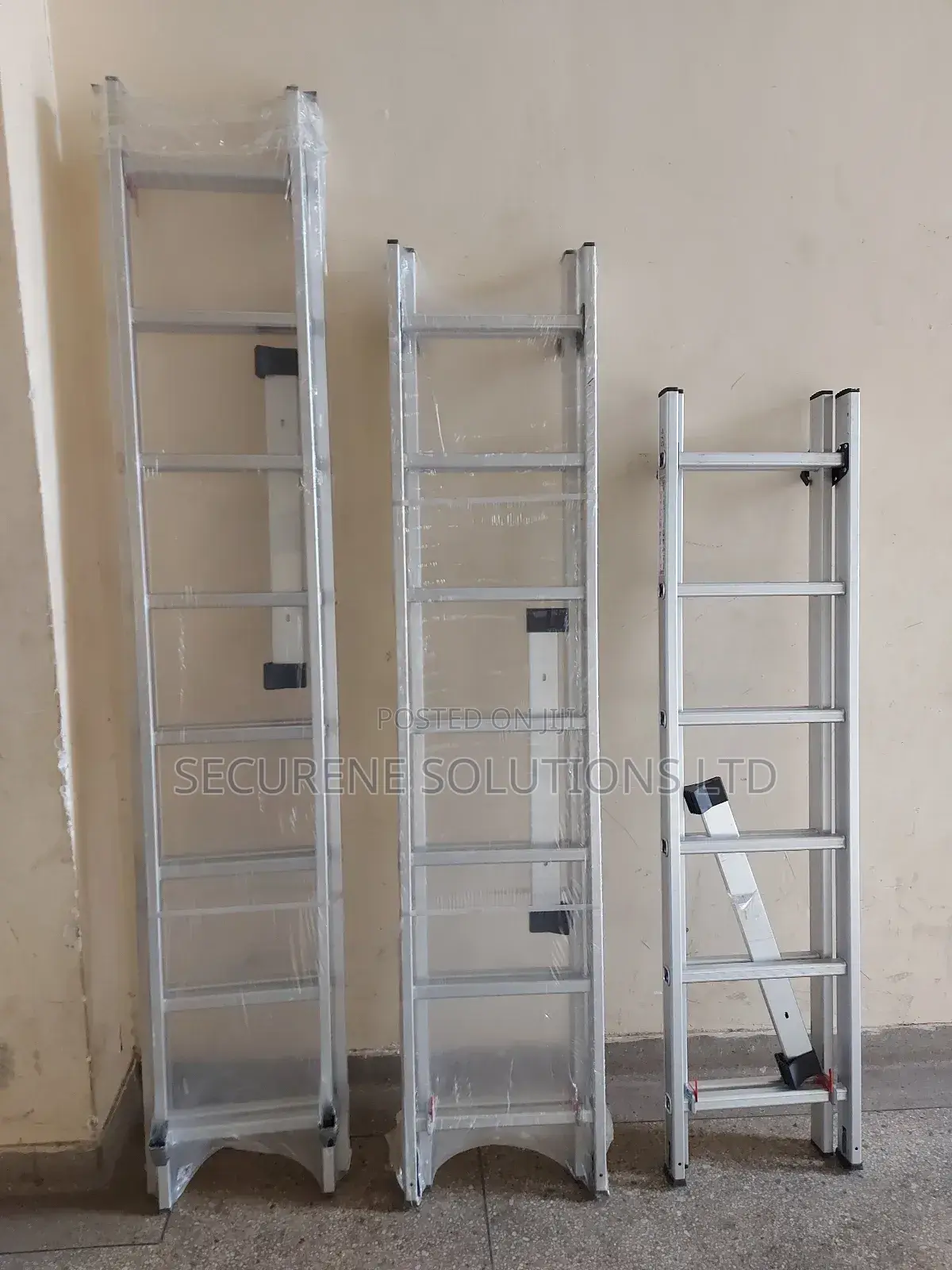 Power Step Aluminium Double Extension Ladder