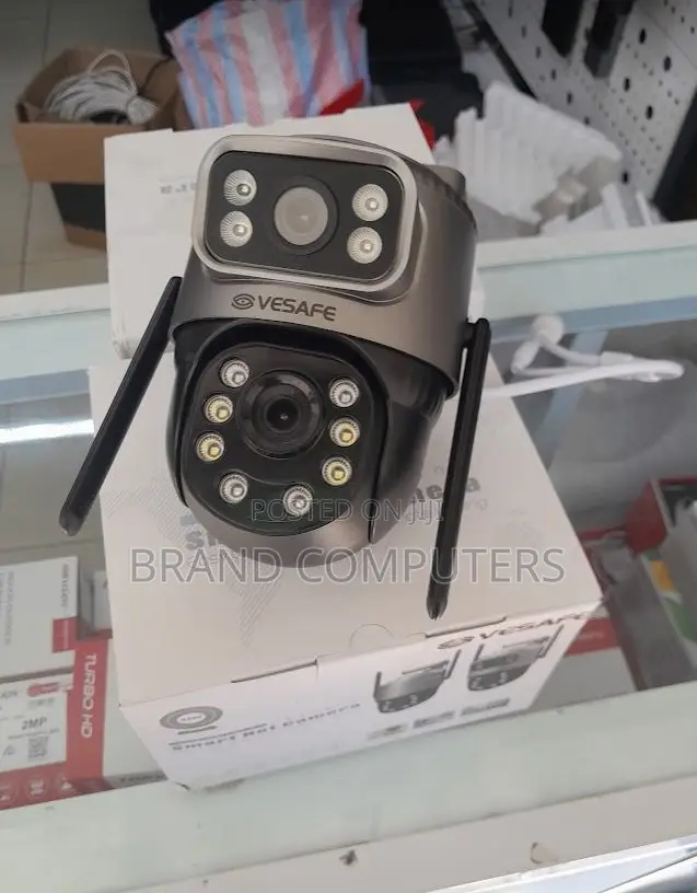 V380 Dual Lens 2MP PTZ Camera With 4G Wireless WIFI via Lan
