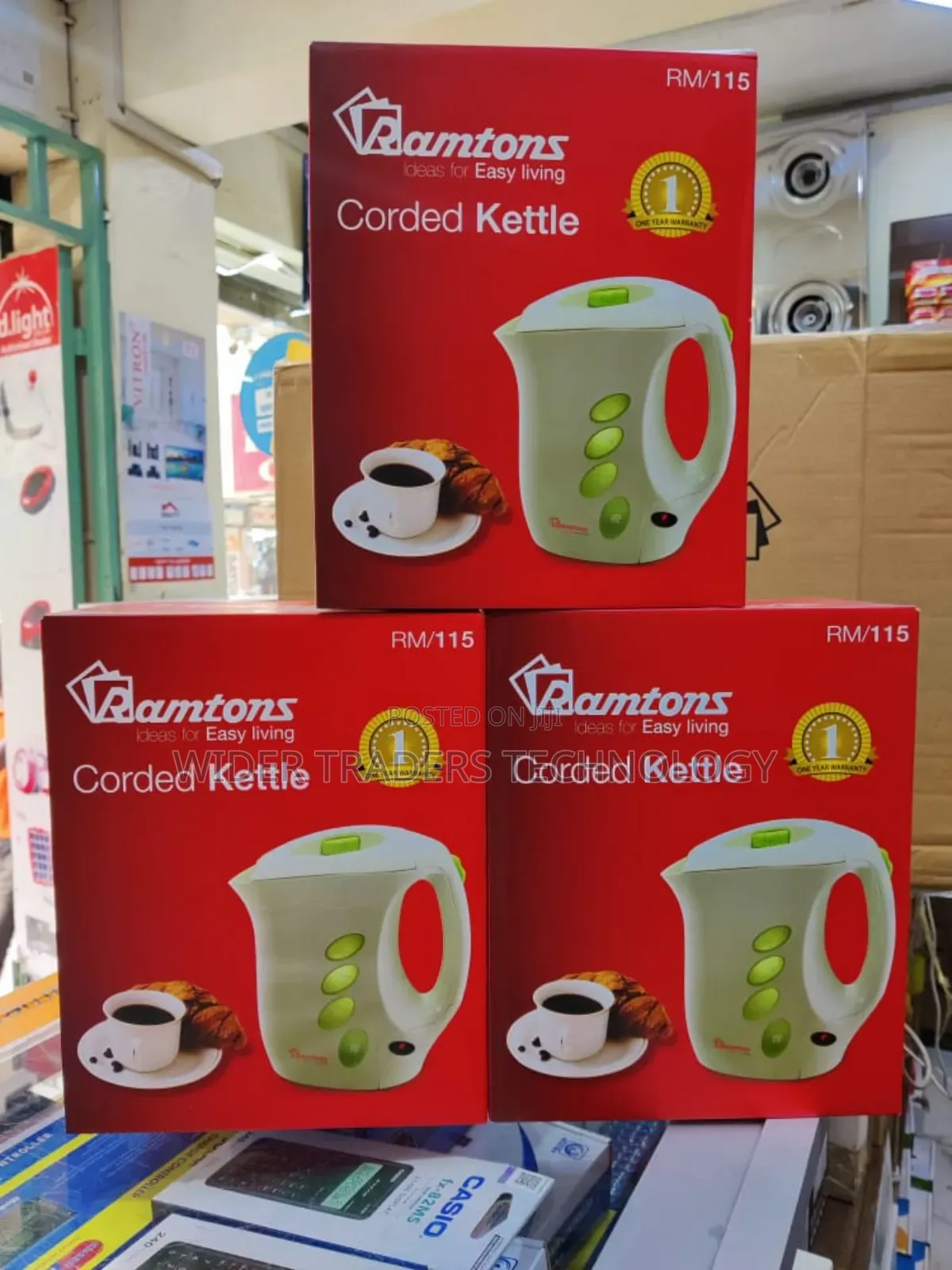 *Ramtons Corded Kettle 1.8L RM115
