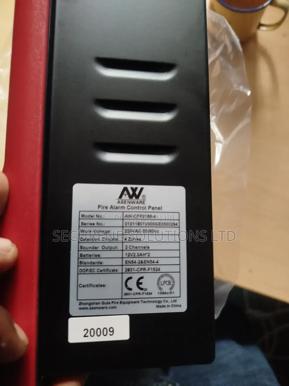 4 Zones Fire Alarm Panel