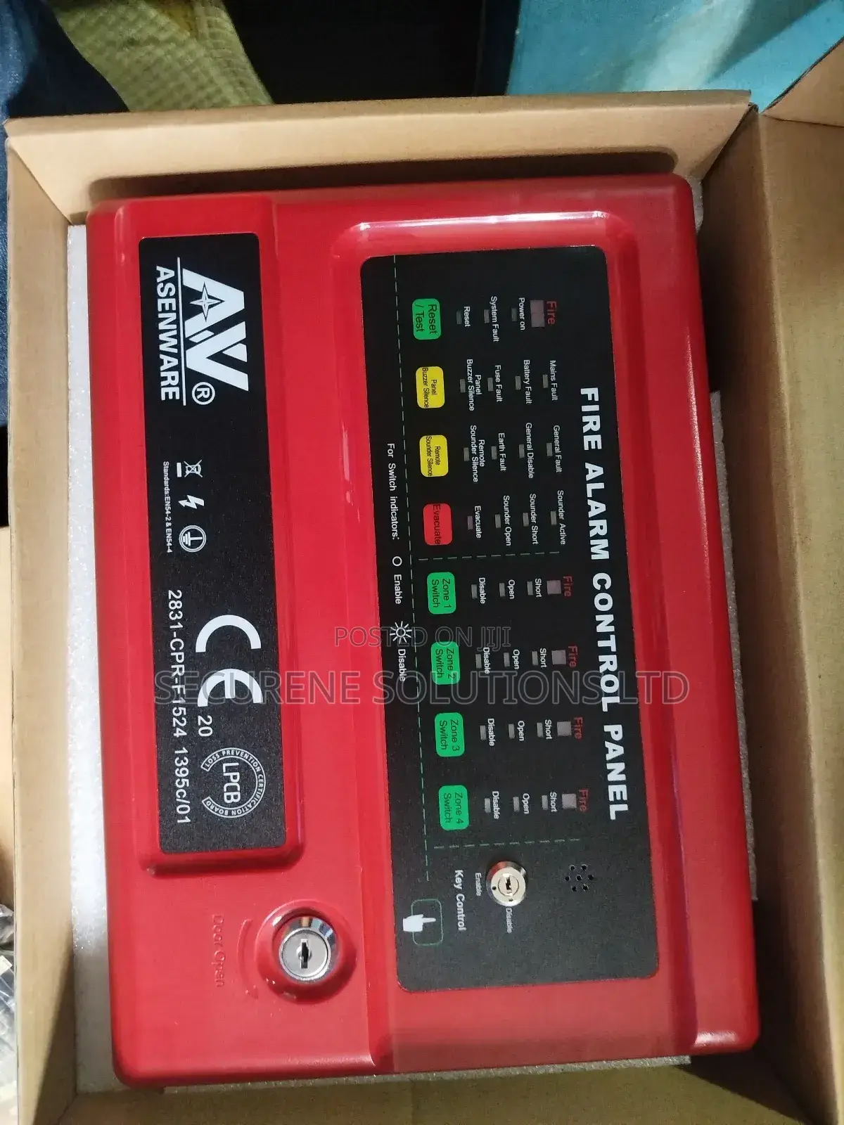 4 Zones Fire Alarm Panel