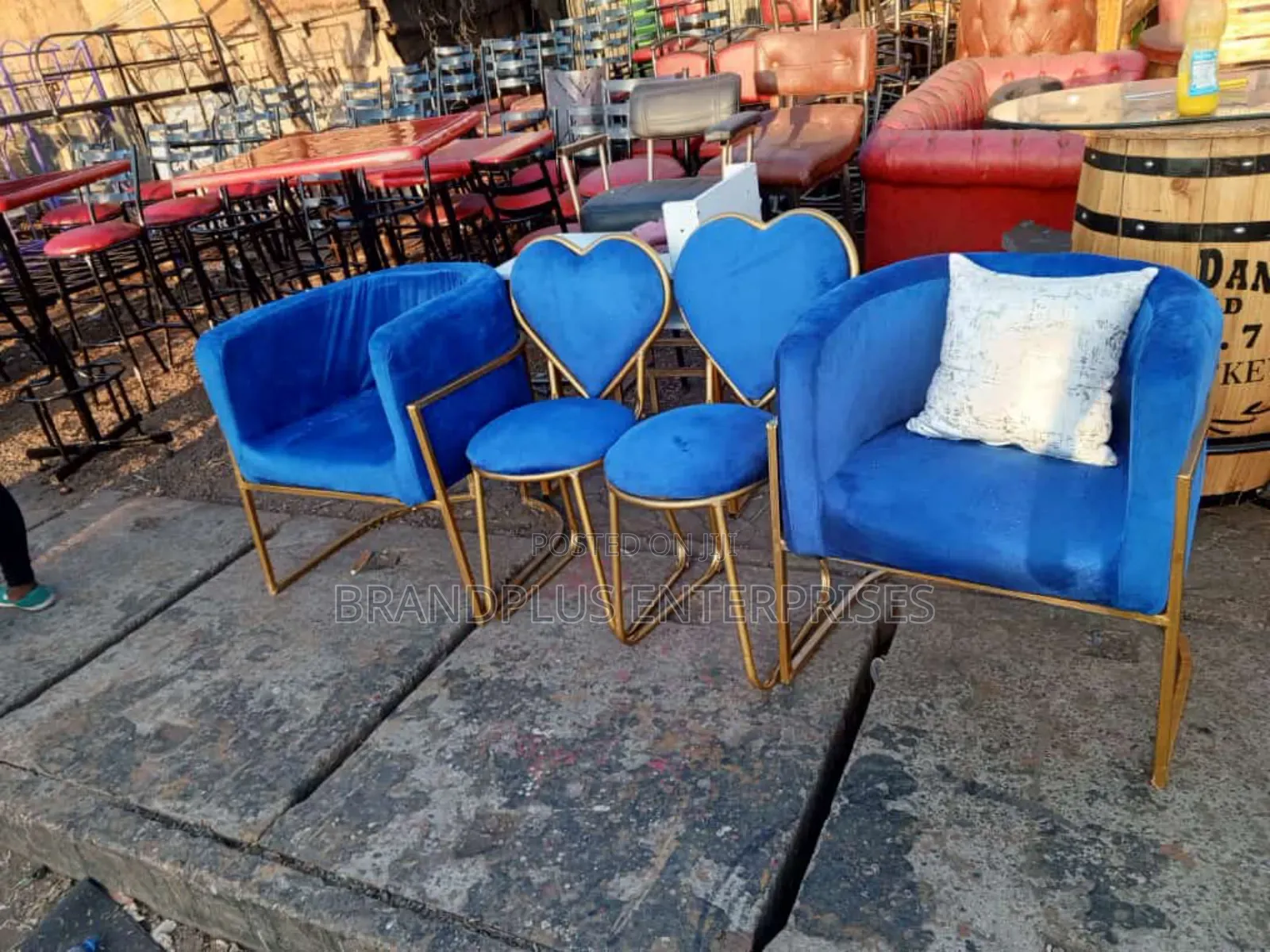 Blue Styling Chair