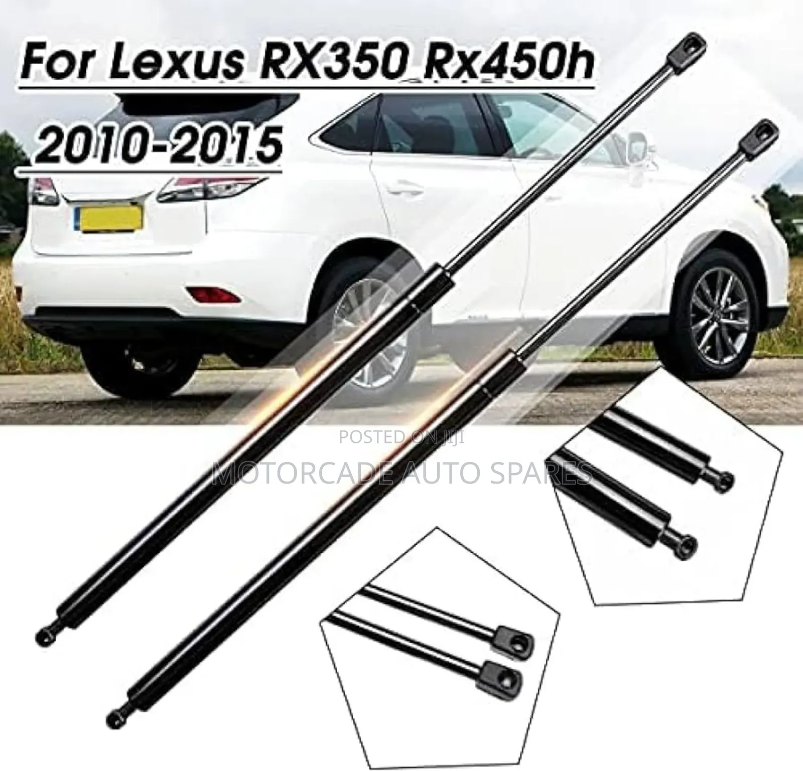 Lexus Rx 270 Rx 450h 2010-2015 Boot Shocks Struts Set