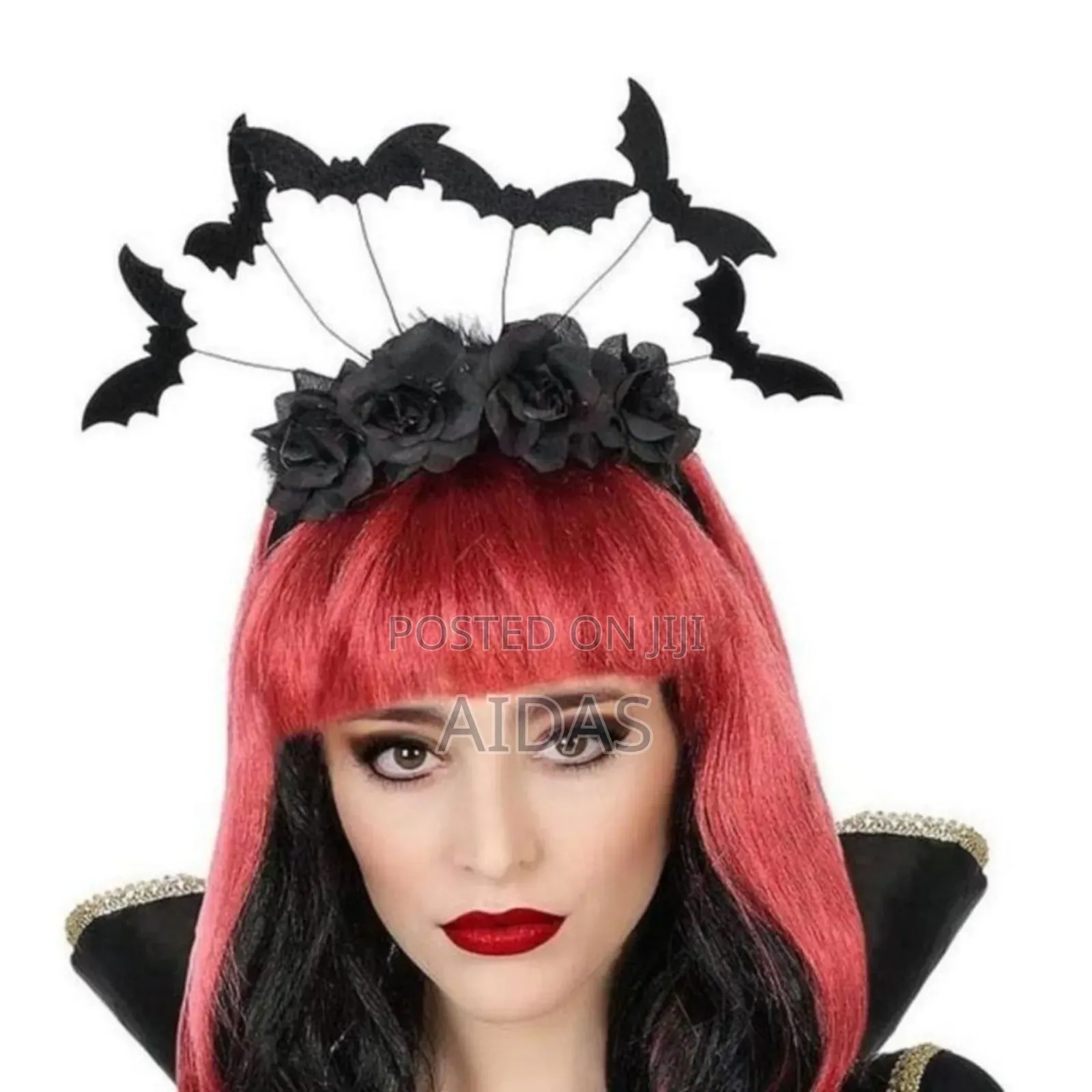 Halloween Bat Flower Headband Flower