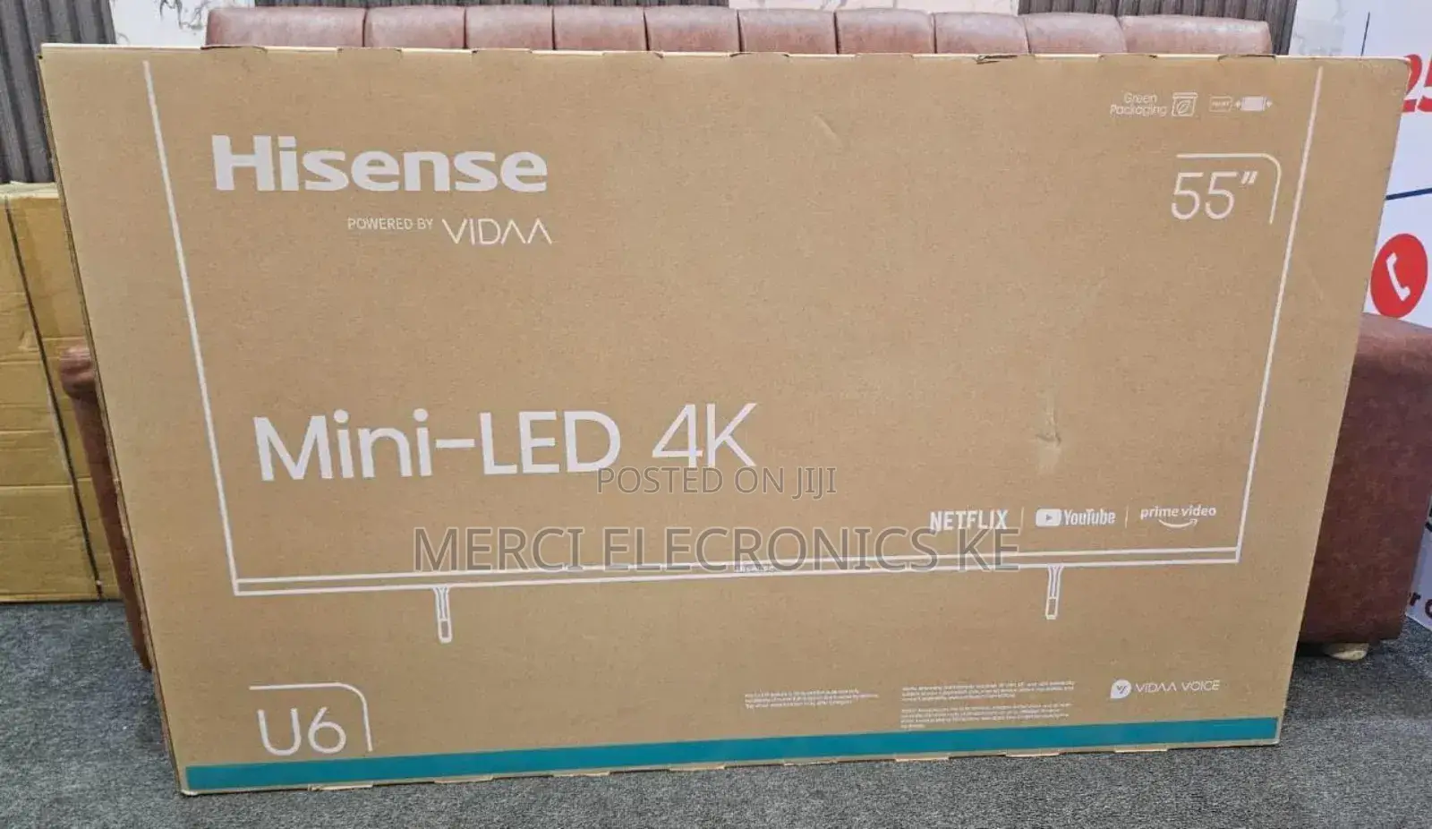 Hisense 55′′ 55u6nkken Quantum Uled Smart Tv