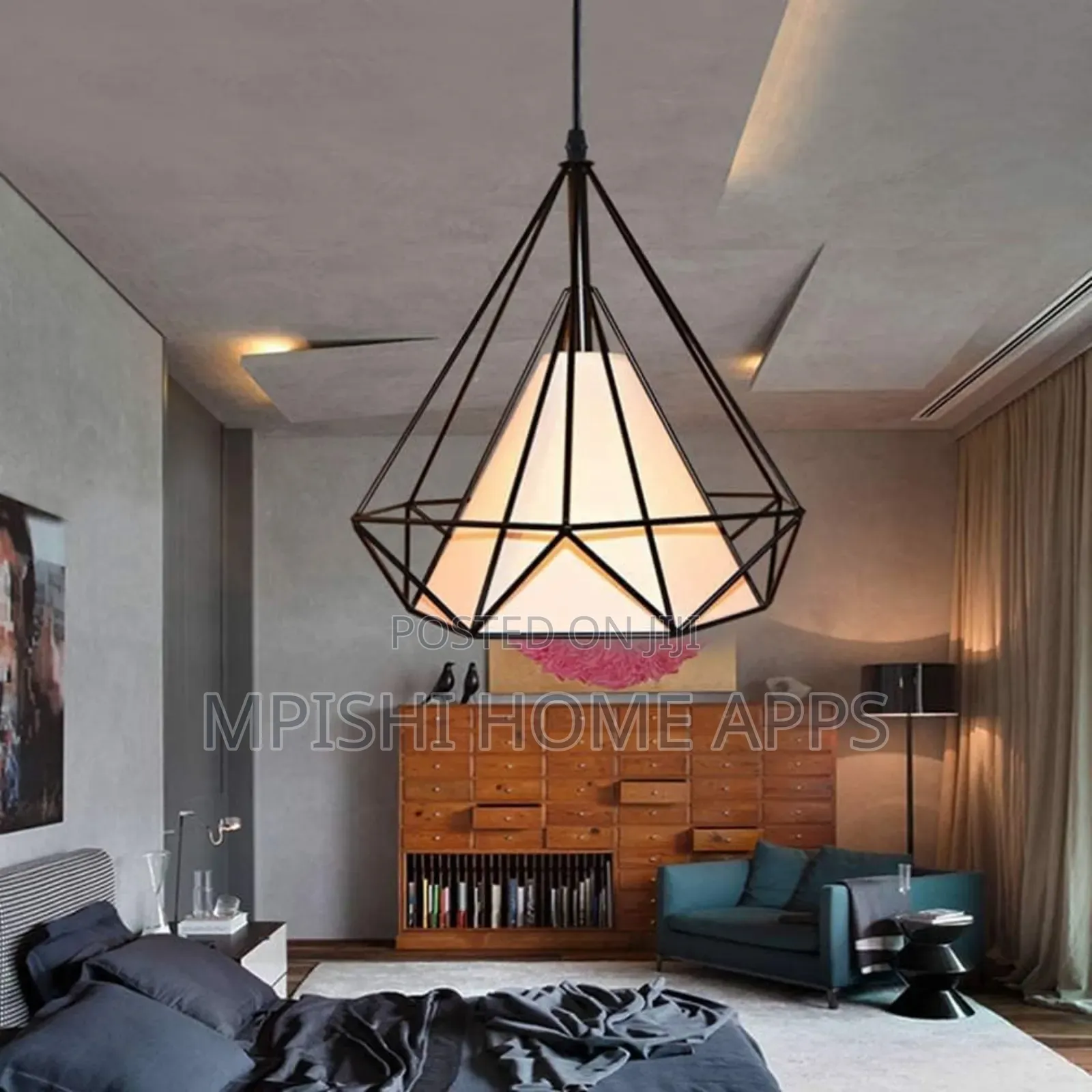 Vintage Cage Pendant Light