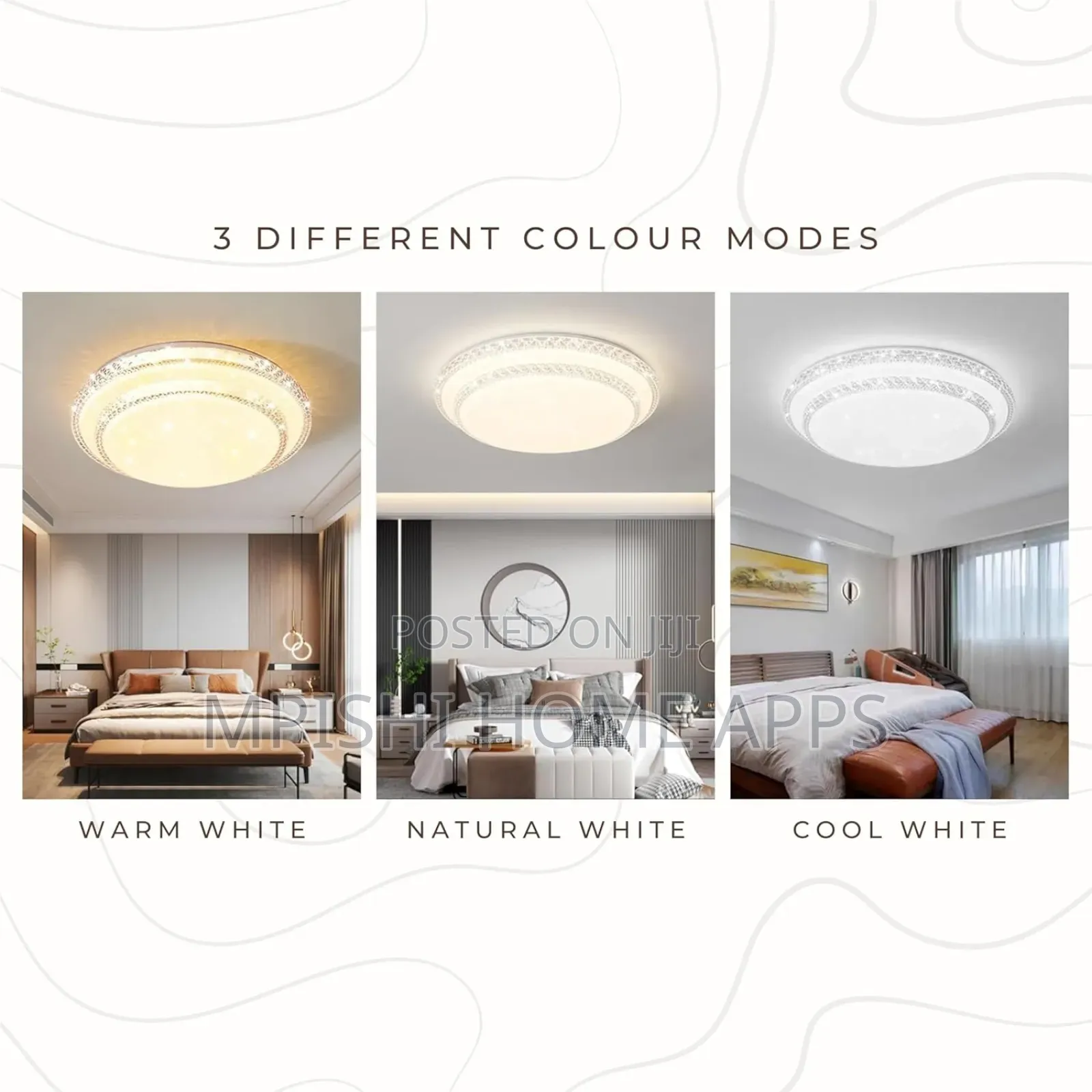 Round Double LED Ceiling Light