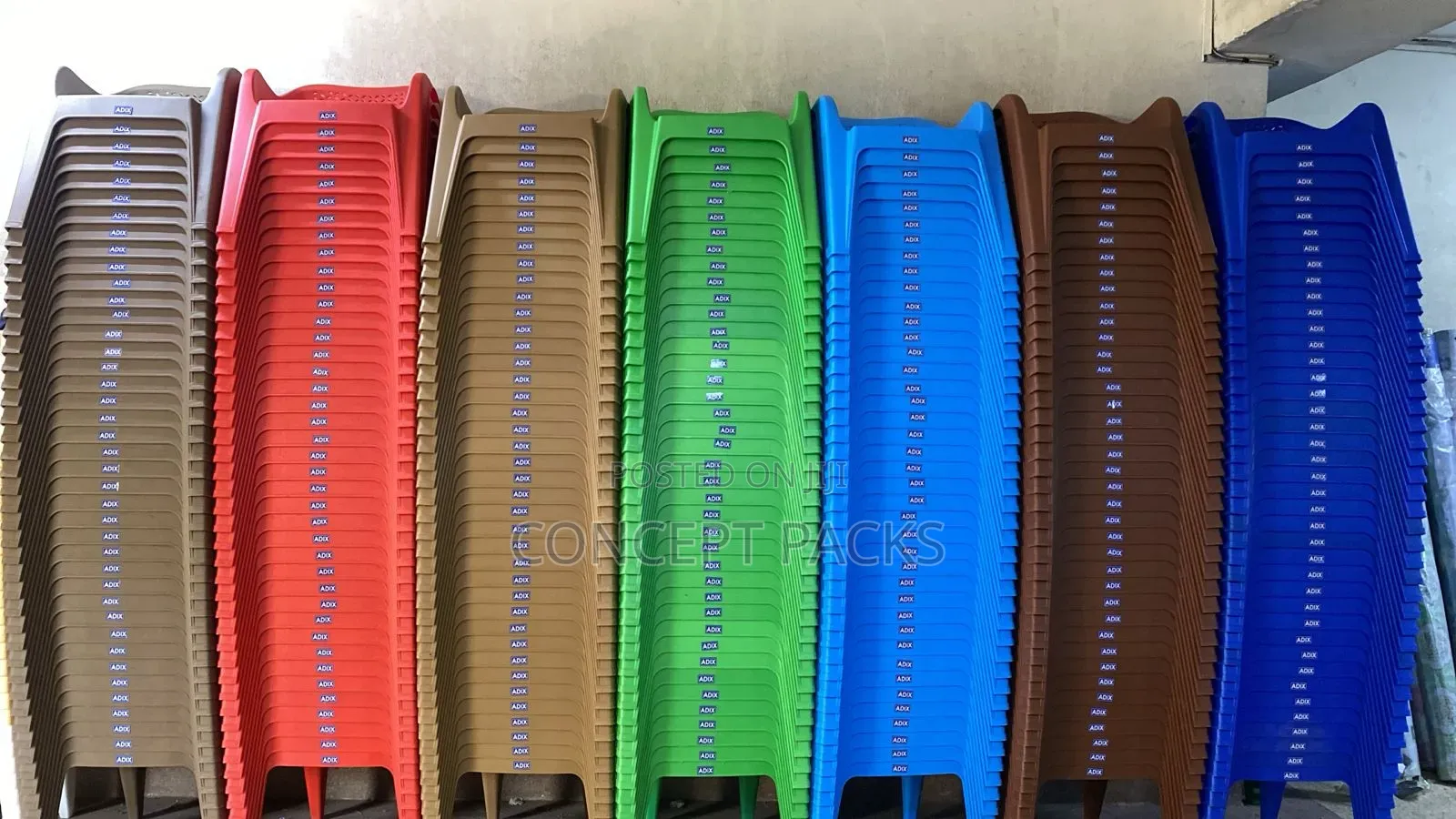 Skyplast Assorted Heavy Duty Plastic Chairs.