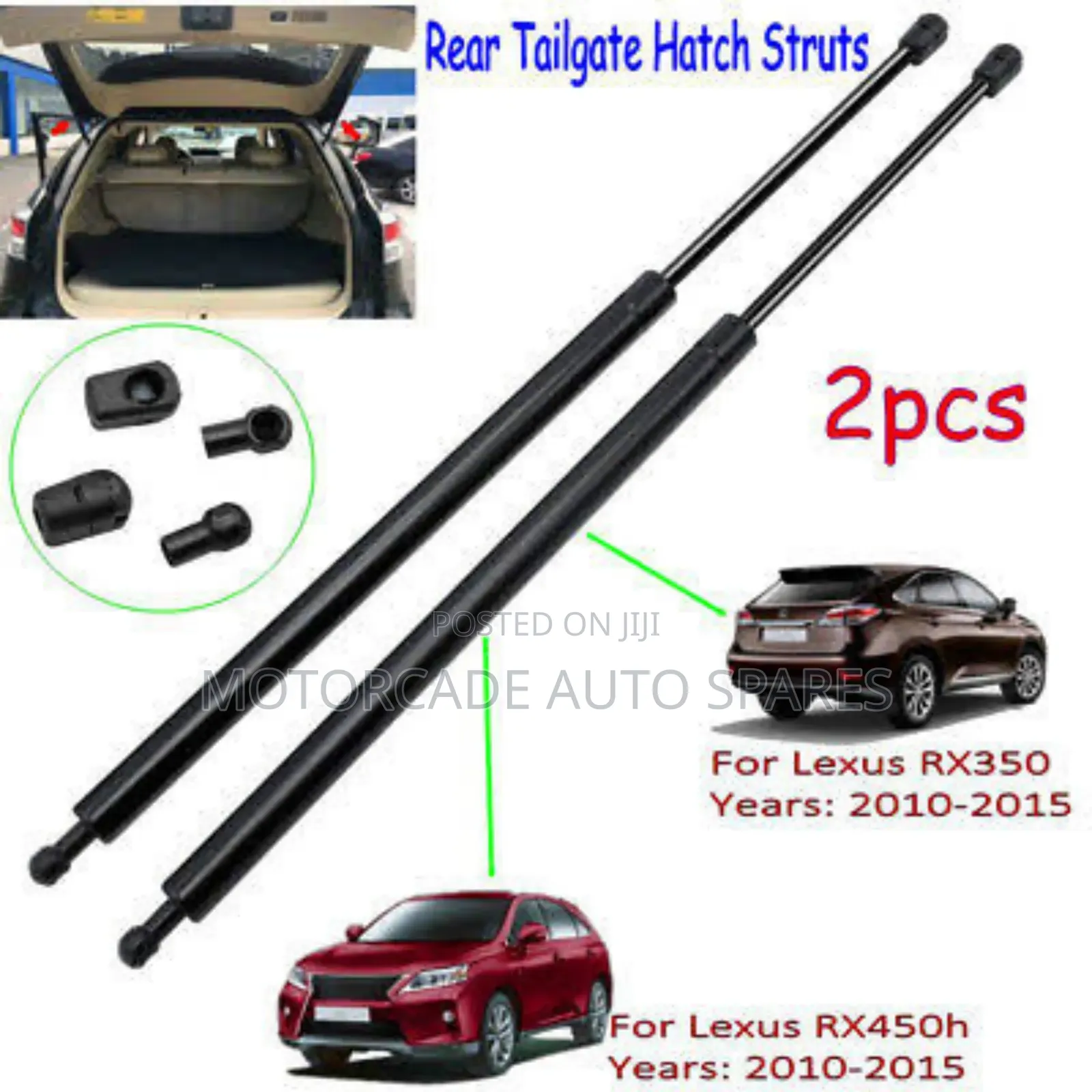 Lexus Rx 450h Rx 350 Boot Shocks Set