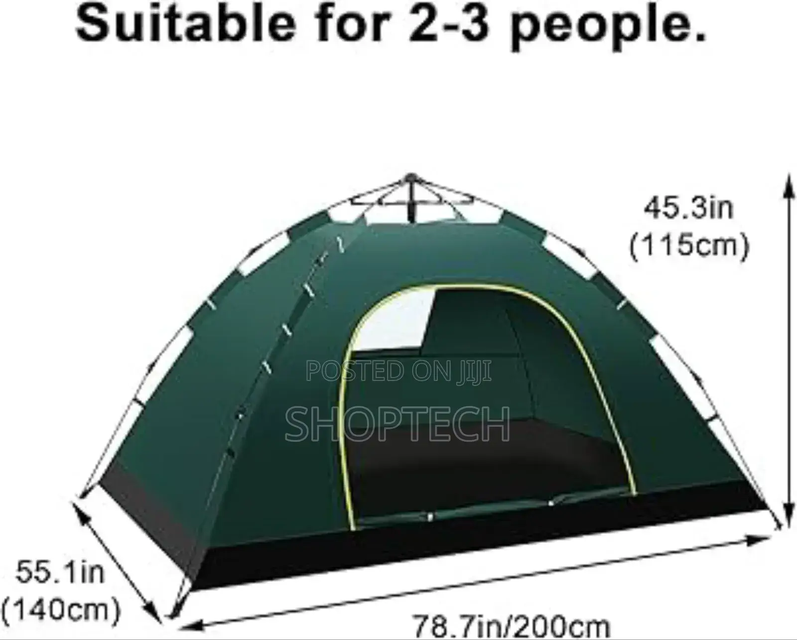 Foldable Camping Tent 2-3 People