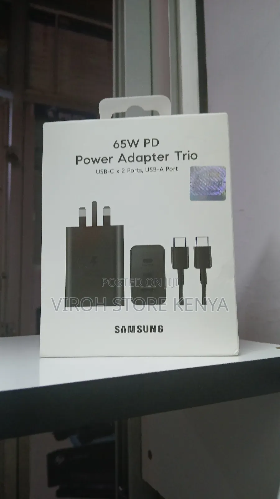 65 Watts Samsung Power Adapter Trio Phone Charger C to C