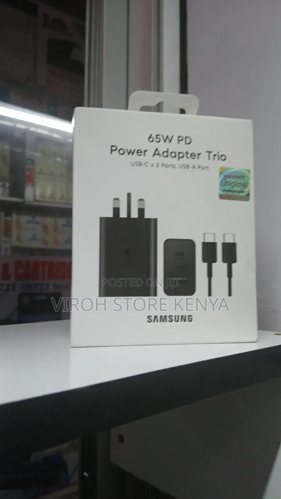65 Watts Samsung Power Adapter Trio Phone Charger C to C