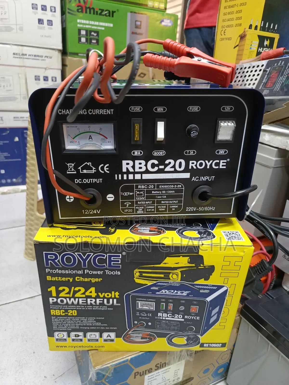 Royce Battery Charger 12V / 24V RBC-20