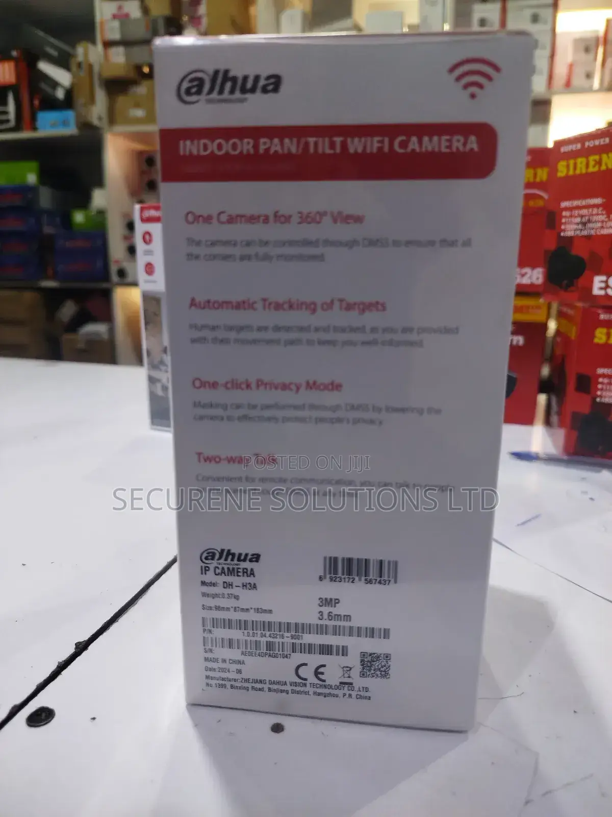 Dahua 2mp Wifi IP Camera Dh-Ipc-H2ap-Pv-0360b