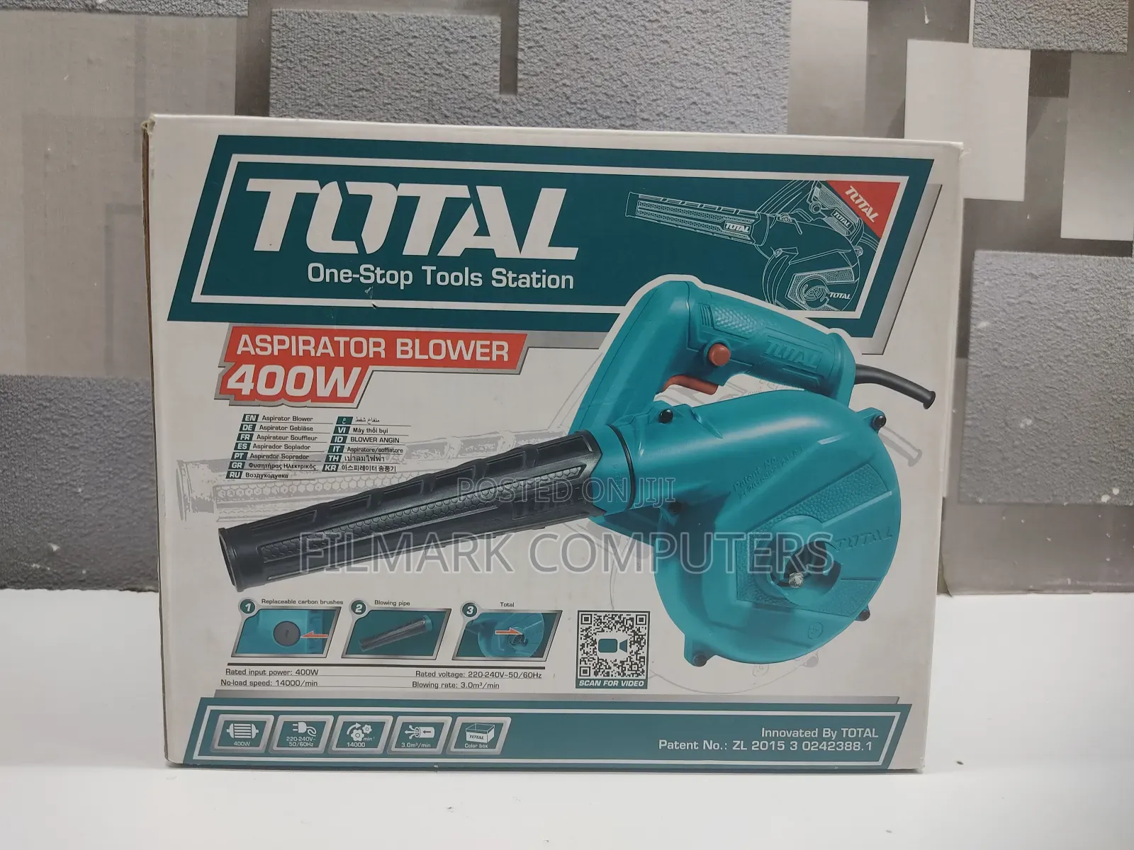 TOTAL Aspirator Blower 400W