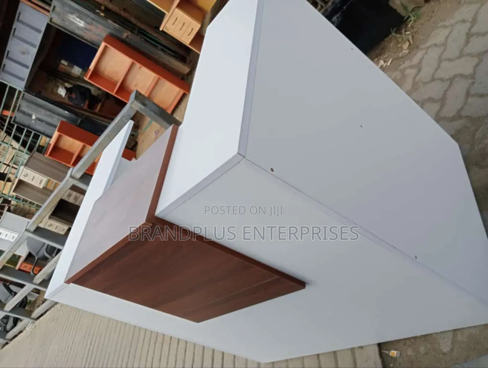 White Reception Desk