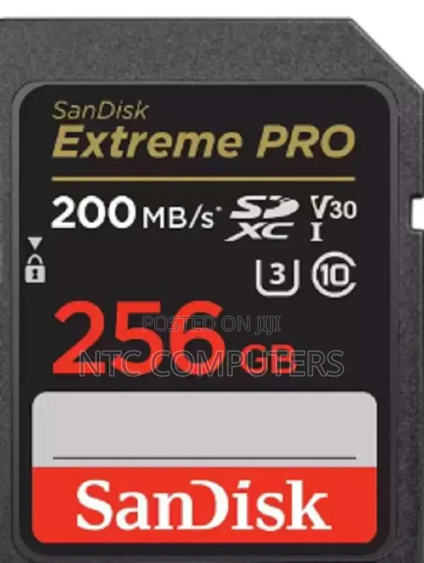 Sandisk Extreme PRO 256GB SDXC UHS-I Card 200 MBPS