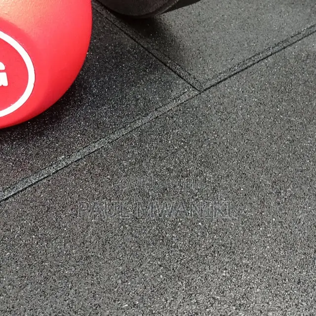 Gym Floor Tile - Rubber Heavy Duty Gym Flooring Mats