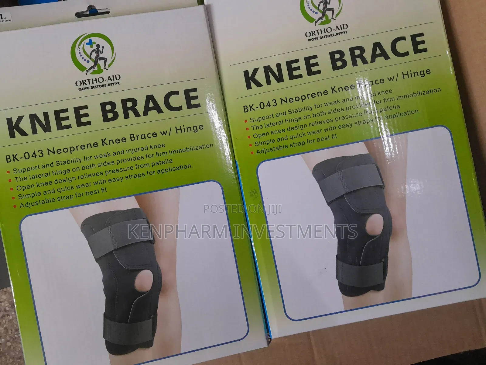 Hinged Knee Brace-; Bk043