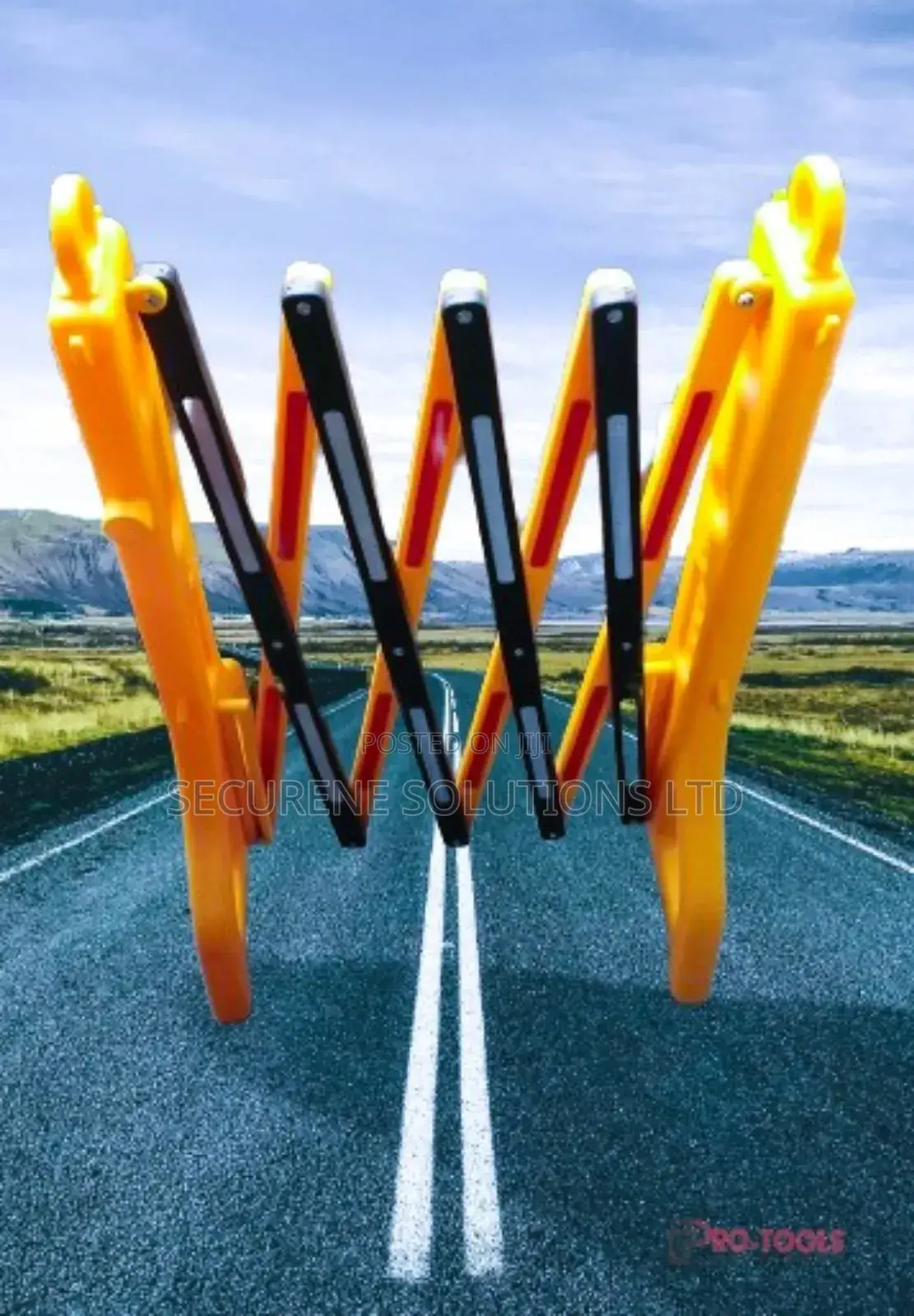 2.8meters Plastic Expandable Foldable Barrier For Traffic