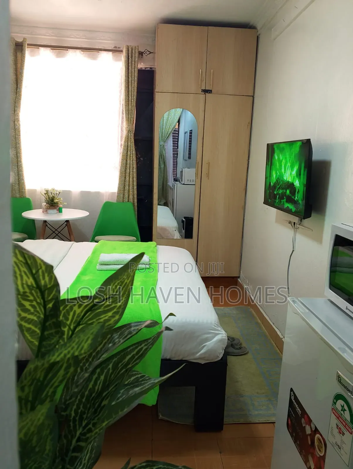 Elegant Lantern Green Studio Airbnb Along Thika Road (TRM)