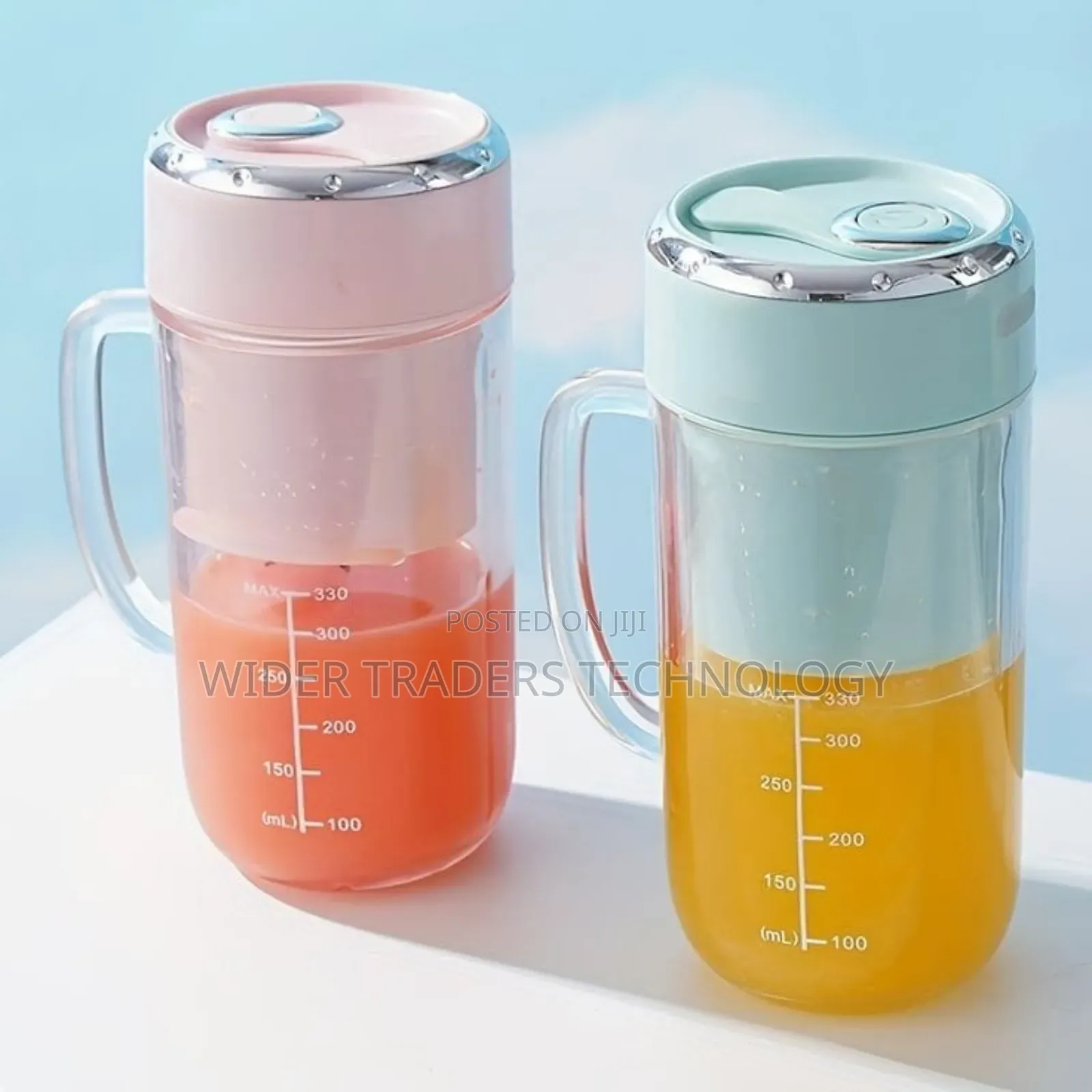 330ml Portable Juice Cup Blender With Straw