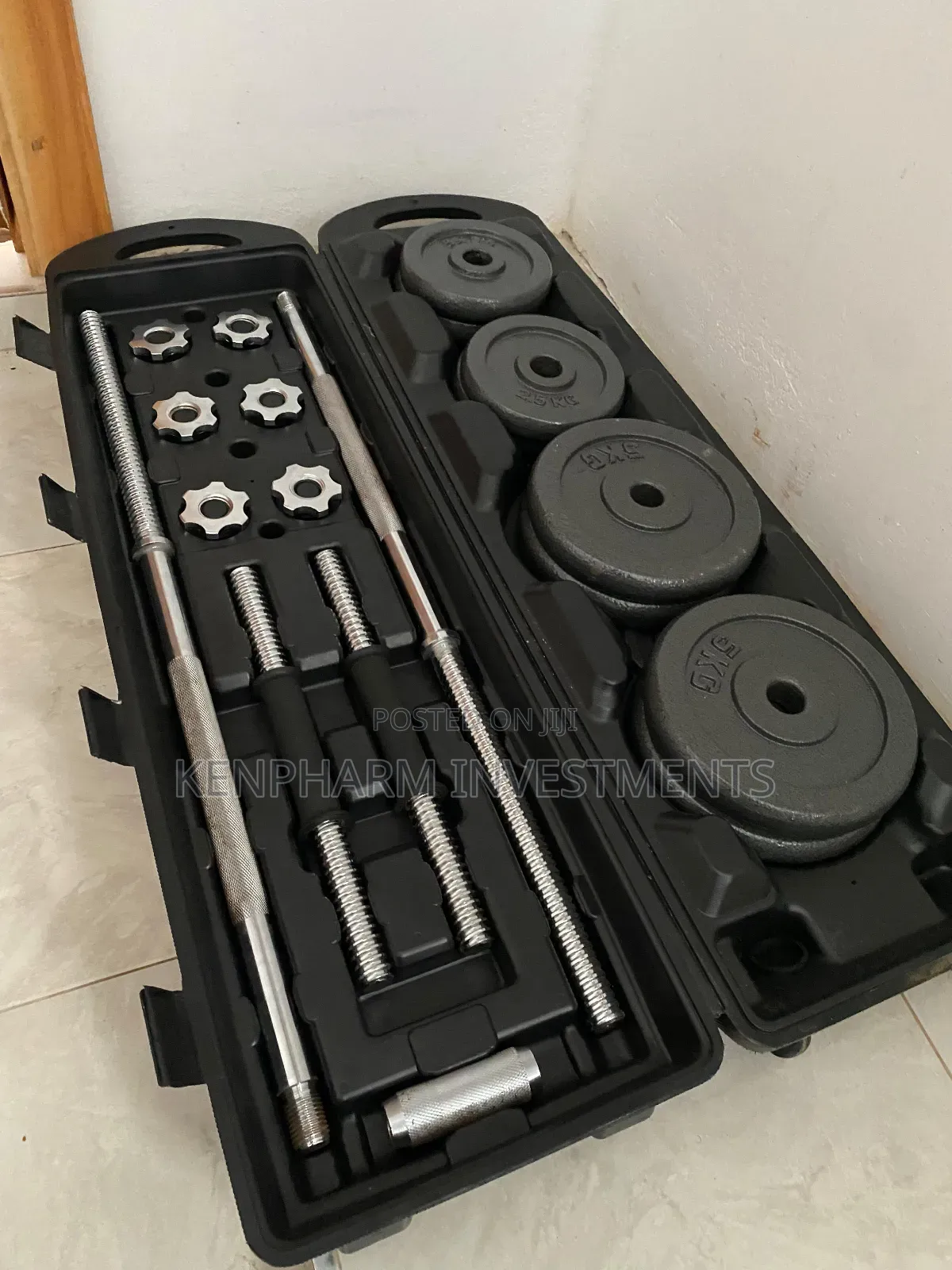 Home Gym And Home Dumbbells Set With Portable Case Courier