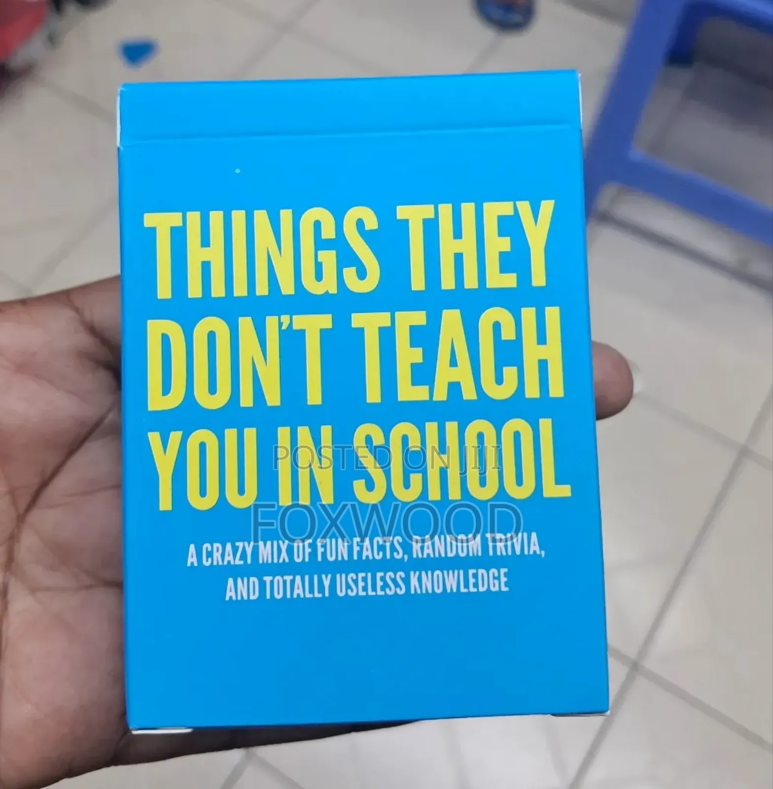 Things They Don T Teach You in School Card Game.