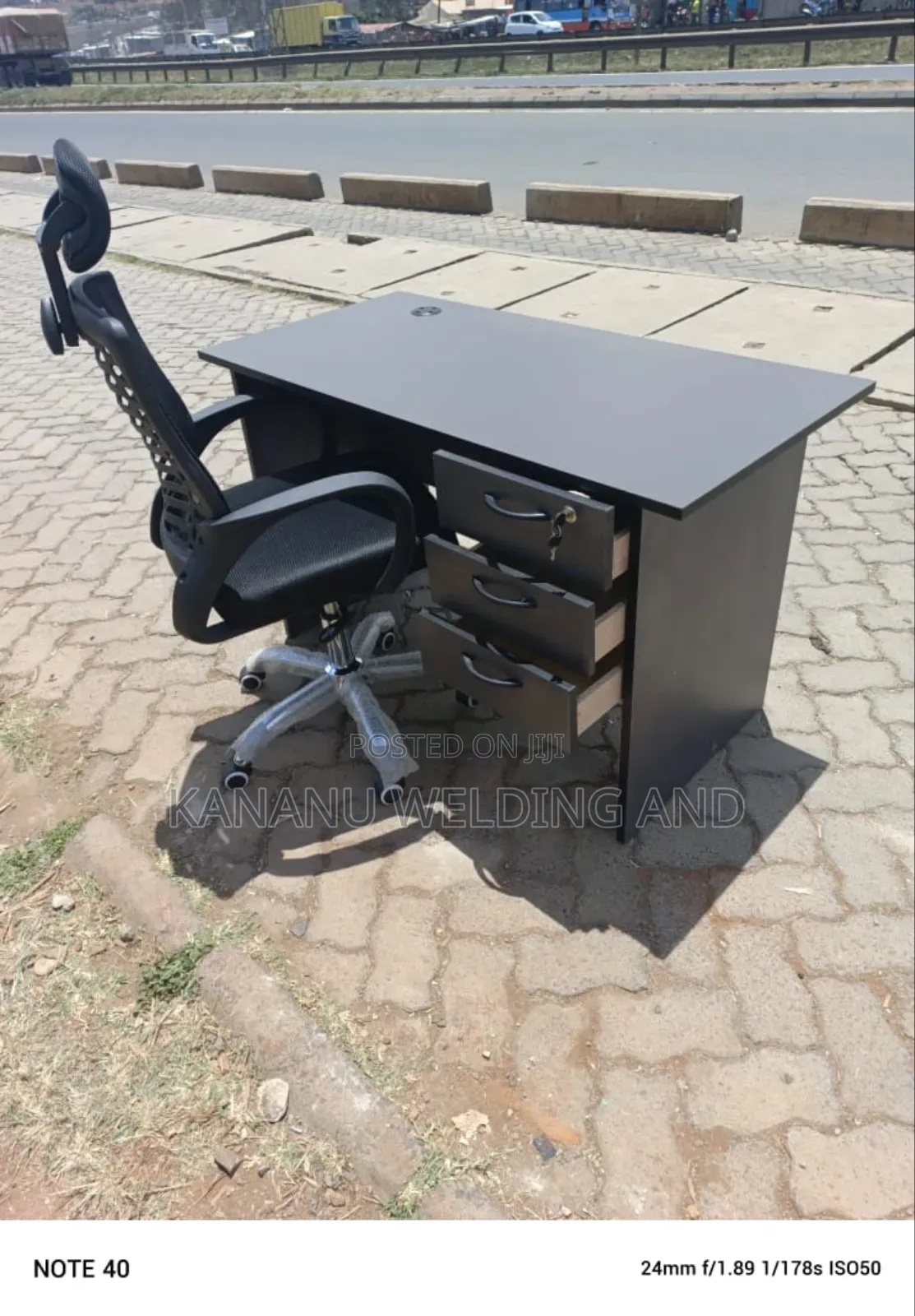 Office Desk Plus Office Chair