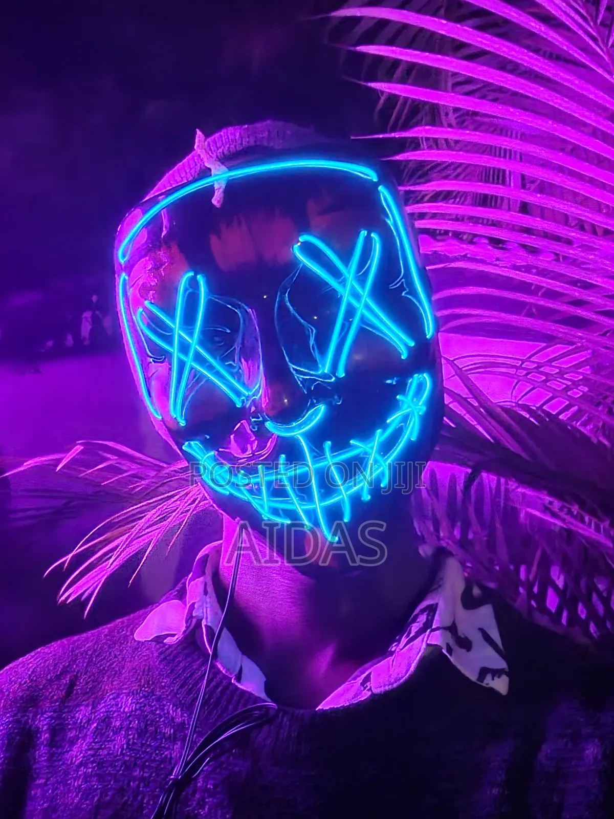 Led Light Up Party Mask
