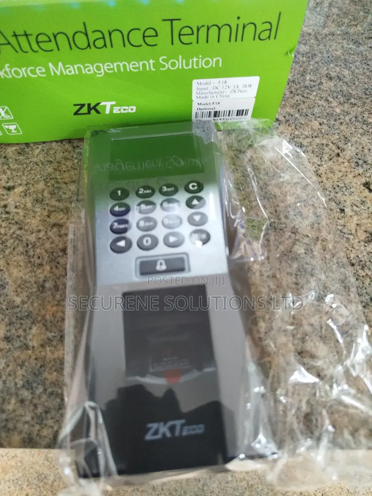 Zkteco F18 Finger Print Access Control and Time Attendance