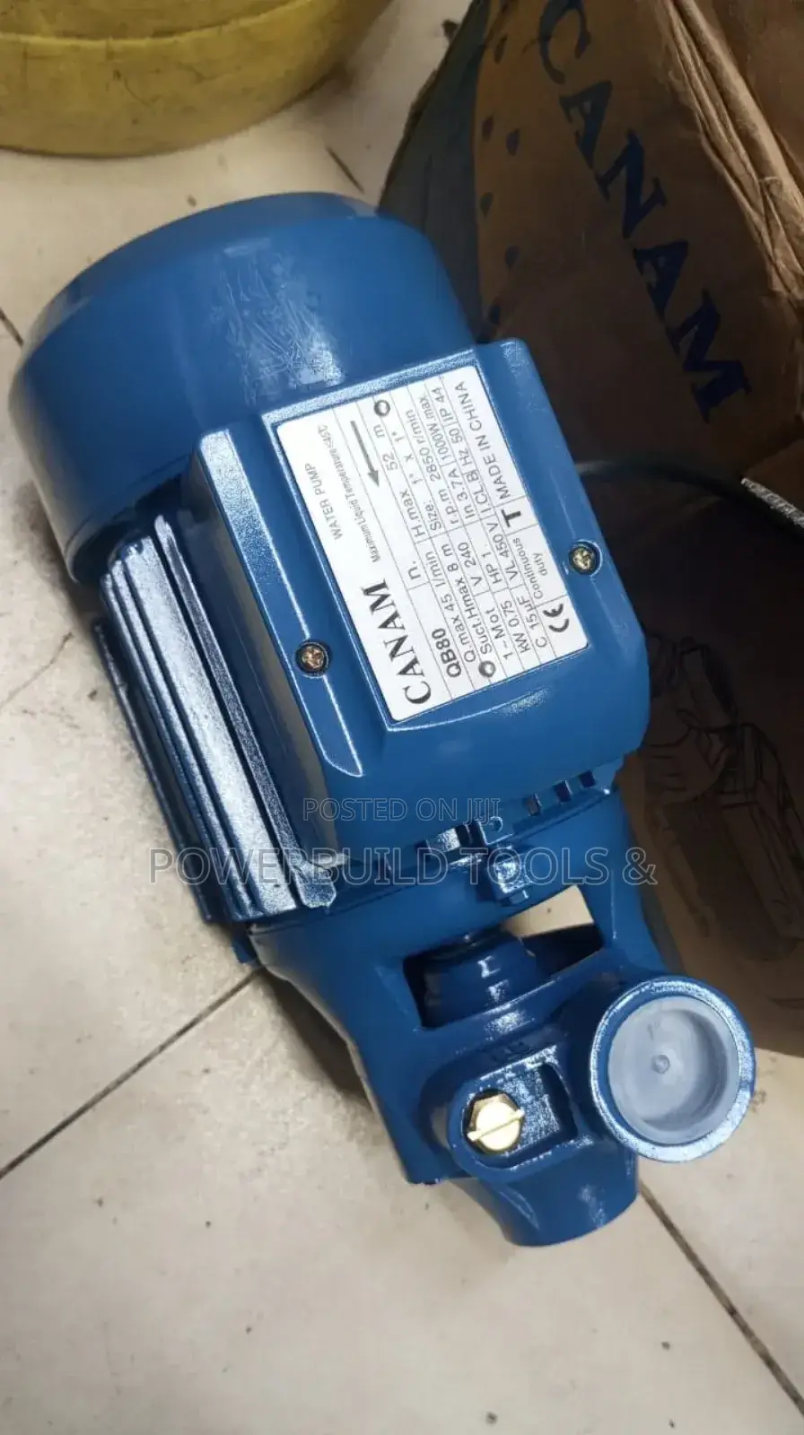 Canam 1hp Booster Pump Electric