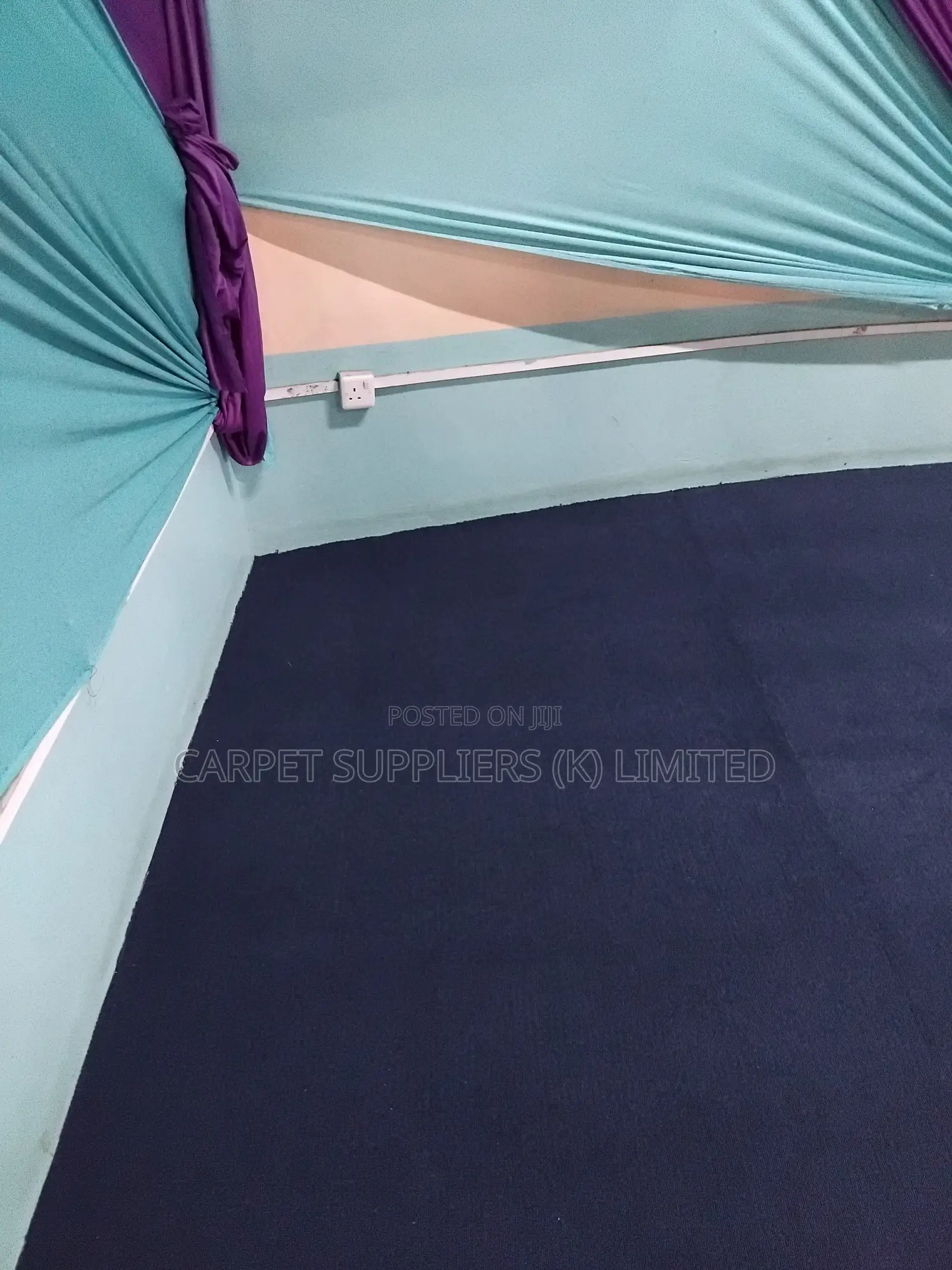 Blue Church Carpet