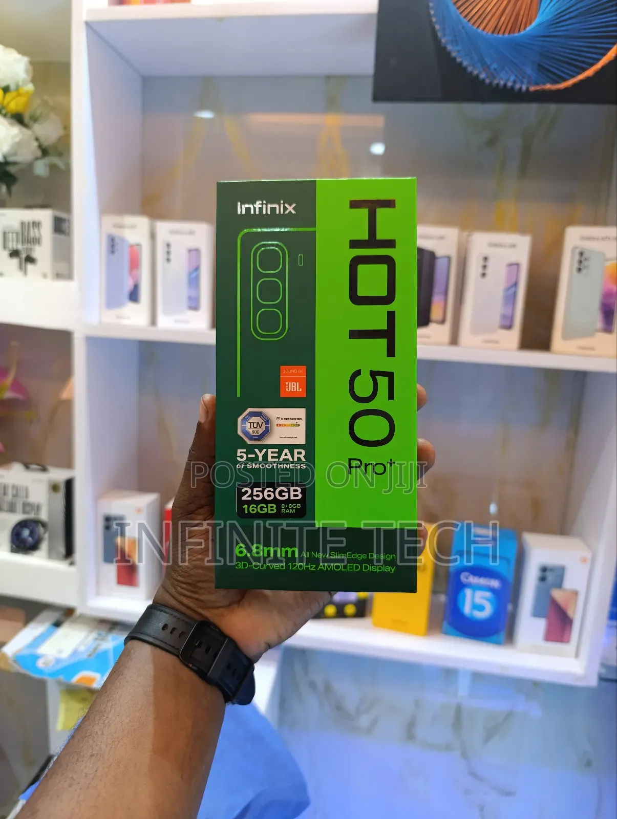 New Infinix Hot 50 Pro 256 GB Purple