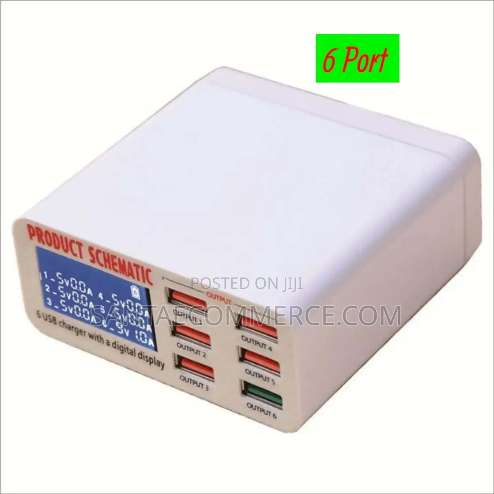 6 Port USB Fast Charger HUB