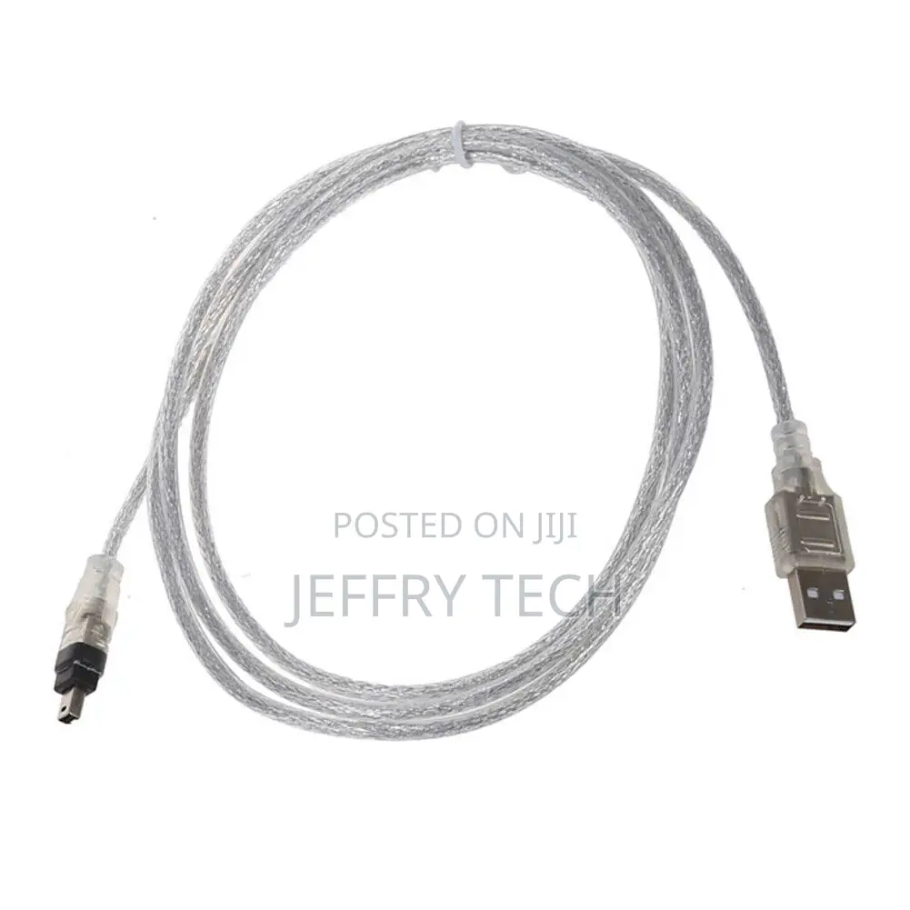 Ieee 1394 4 Pole Plug Firewire to USB 2.0 Plug Sync Cable A
