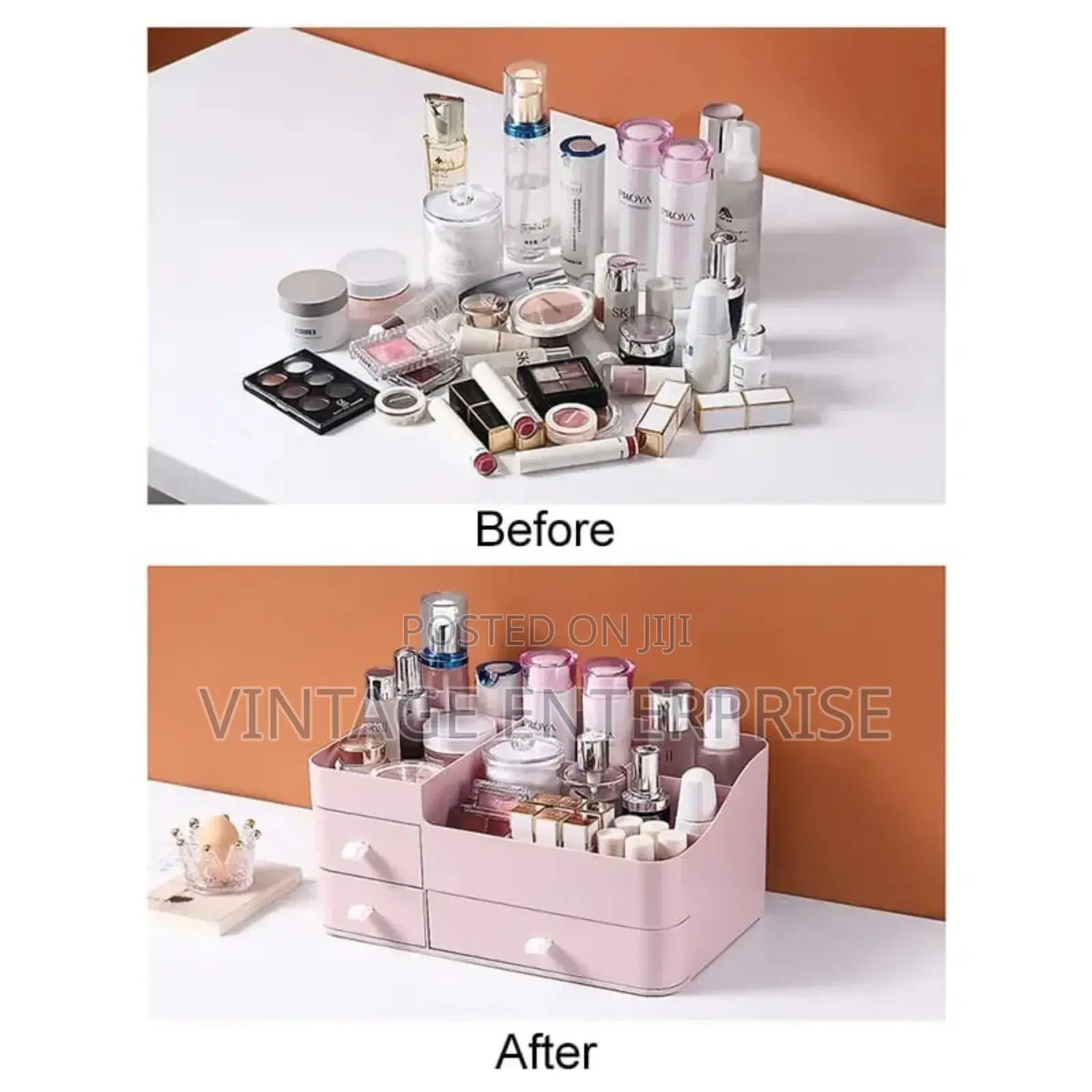 Plastic Makeup Organizer