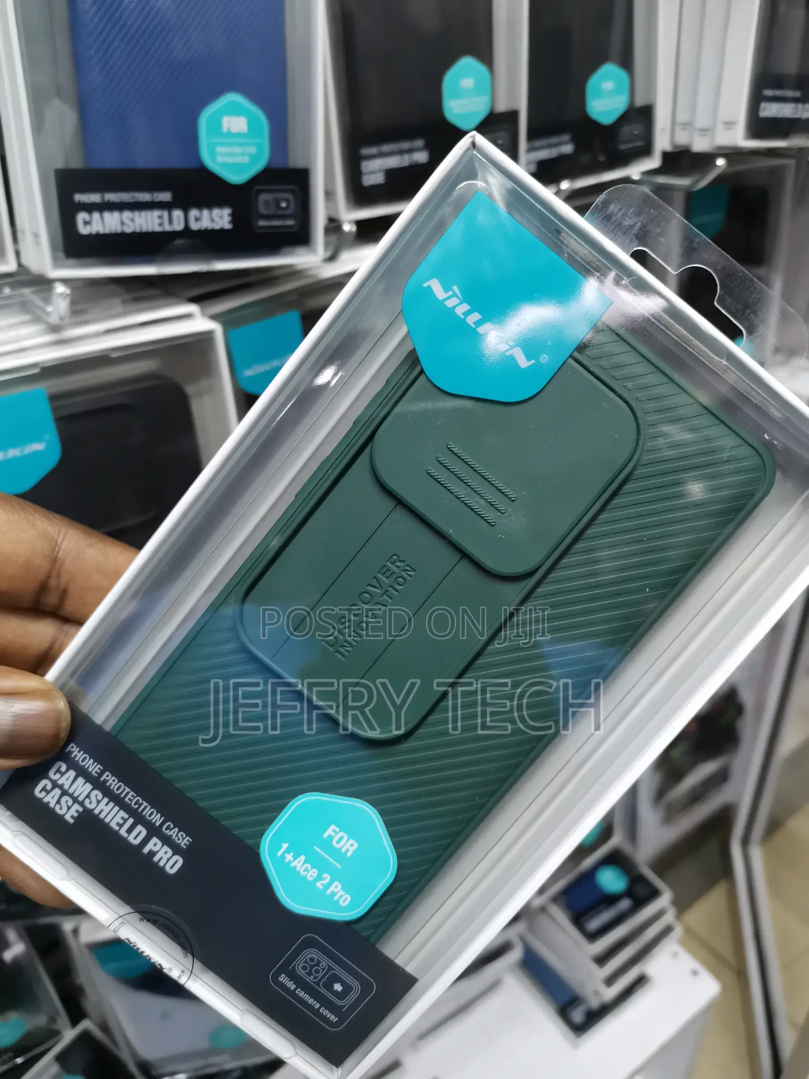 Nillkin Camshield Pro Cover Case For Oneplus Ace 2 Pro-green