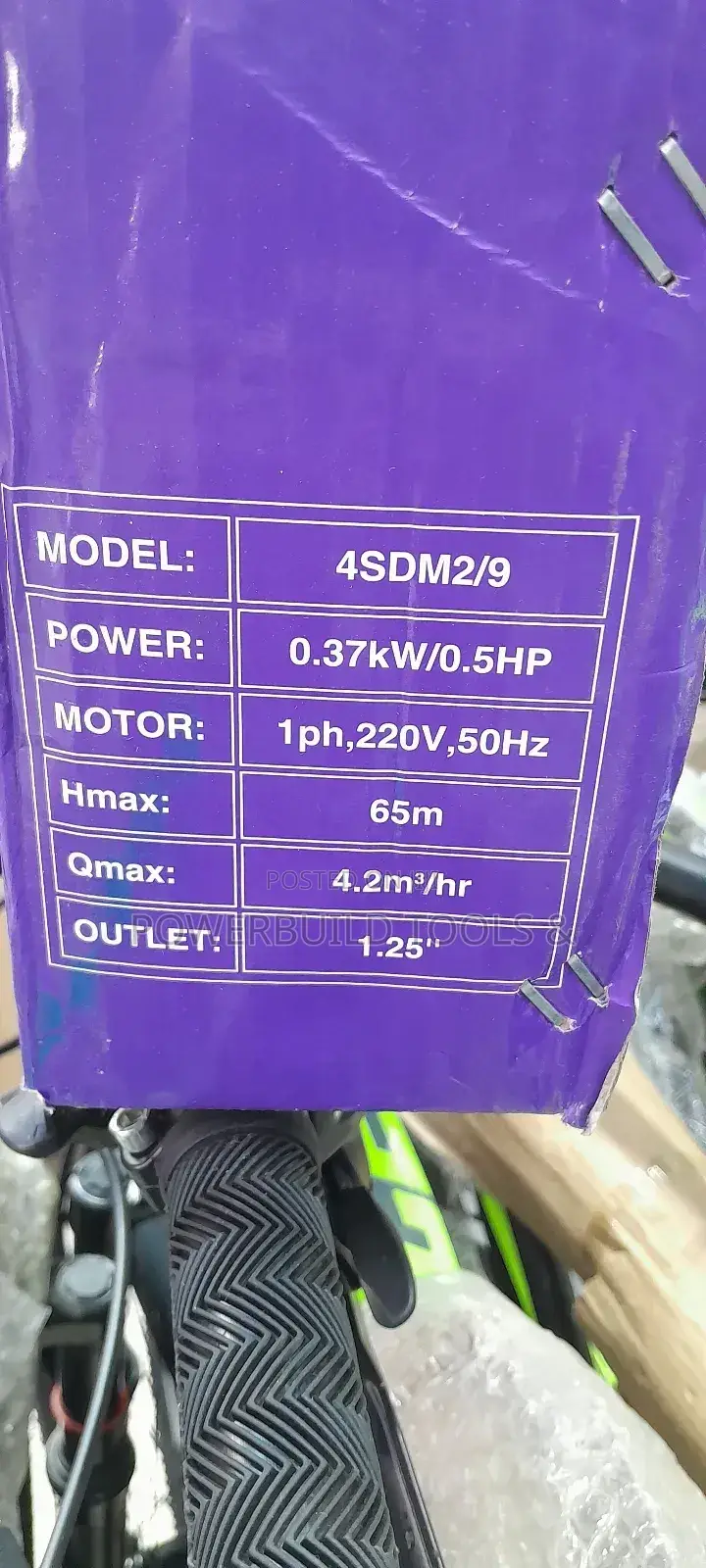 Aquapond 0.5hp Borehole Pump With Control Box