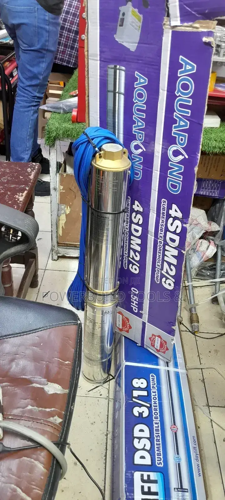 Aquapond 0.5hp Borehole Pump With Control Box