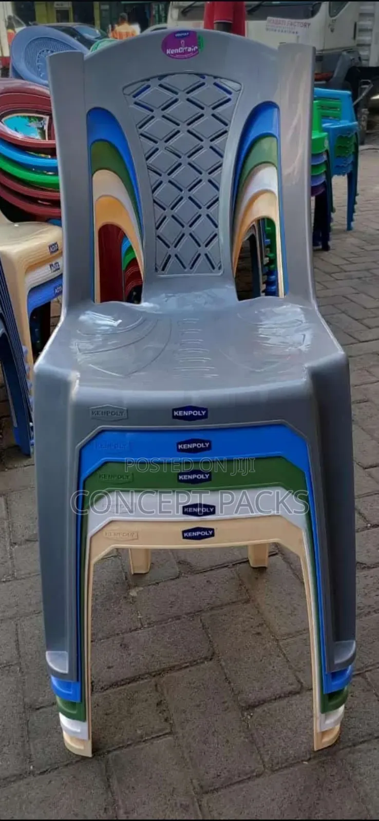 Kenpoly Armless Plastic Chair.