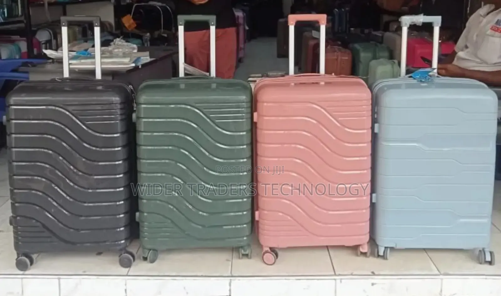 3 in 1 Rubber Suitcase Set | Durable Luggage